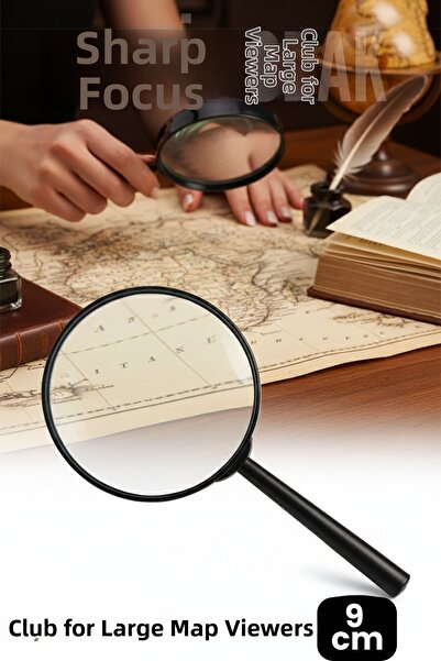 Transformacion Lupă portabilă cu lentilă optică de 9 cm |   Lentilă profesională pentru lectură, hobby, colecție 722537