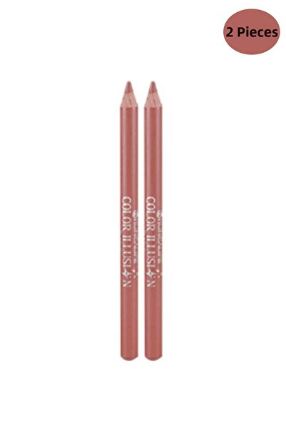 Huncalife Color Illusion Lip Liner - Cold Coffee 2 Pieces