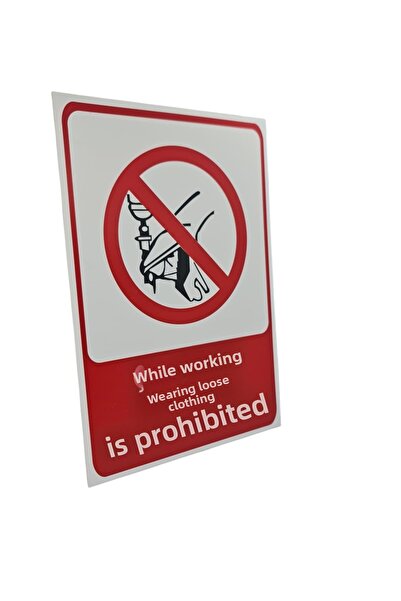 HiperAD Reklam من يرتدي ملابس فضفاضة أثناء العمل يُعاقب - طباعة ديكوتا - لافت...