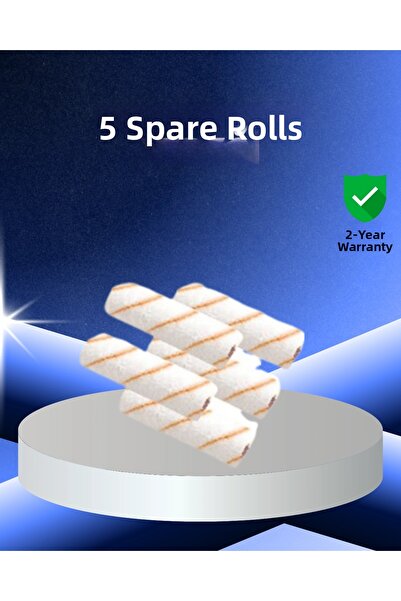 shopwave مجموعة من 5 رولات طلاء مناسبة للأعمال الصغيرة والدقيقة