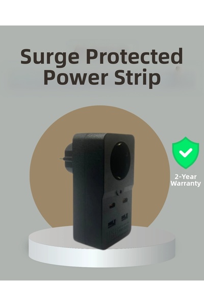 Epilons Smart current balanced socket 2500w with 4 usb type c outputs azrlya-...