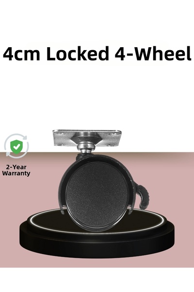 İsmiyle Al Znv Mey Import ®   Lockable 4 cm Wheel Feet Set of 4 Floor Protect...