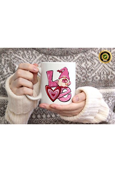 WİLLOW STORE Valentine's Day, Special for Lovers, Love, Affection Porcelain M...