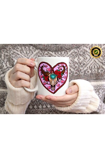 WİLLOW STORE Valentine's Day, Special for Lovers, Love, Affection Porcelain M...