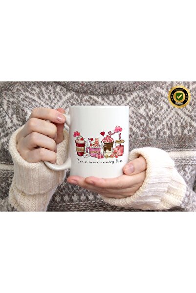 WİLLOW STORE كوب خزفي لعيد الحب، خاص بالمحبين، للحب والرومانسية - 229