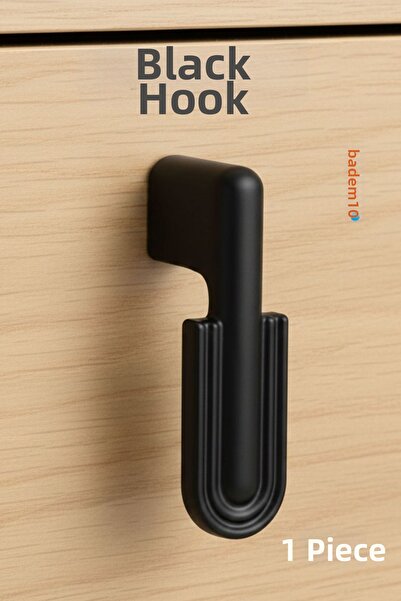 Badem10 مقبض معدني أسود على شكل نجمة بتصميم مسمار واحد، مقبض أثاث للخزائن والأدراج وأغطية الخزائن