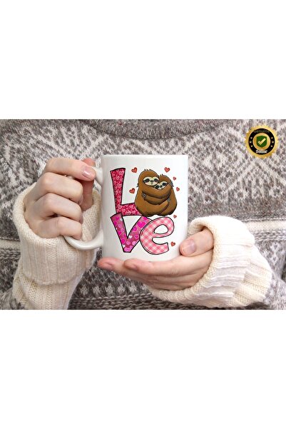 WİLLOW STORE Valentine's Day, Special for Lovers, Love, Affection Porcelain M...