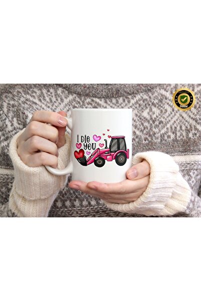 WİLLOW STORE Valentine's Day, Special for Lovers, Love, Affection Porcelain M...