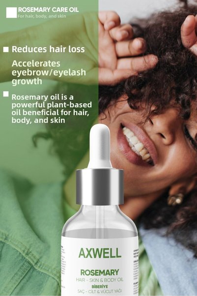 AXWELL Rosemary Hair Oil Complex |   Biotin, Castor Oil, Vitamin E 50 ml