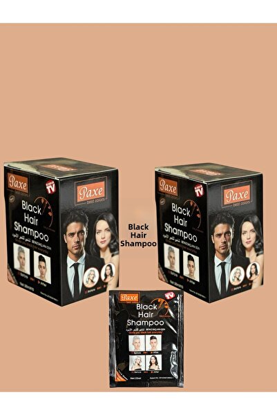 Paxe Black Hair Shampoo White Hair Concealer 2 Boxes (10 Pack)X2