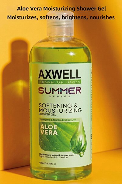 AXWELL Aloevera Extract Moisturizing Softening Shower Gel