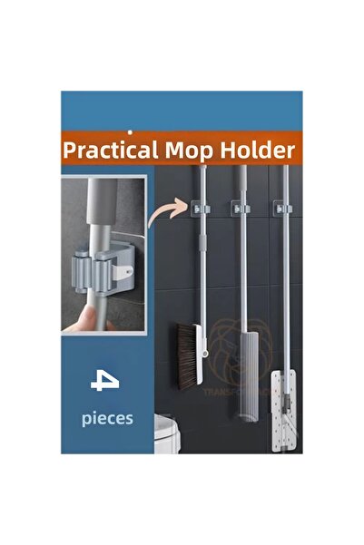 İsmiyle Al بلافيزيون مي إندوروتس (مستورد) ®   حامل ممسحة عملي لاصق 4 قطع znv2026