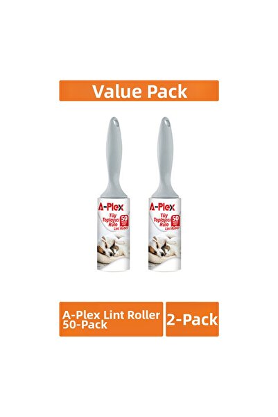 A-PLEX Lint Roller 2 X 50Pcs 3 Pcs