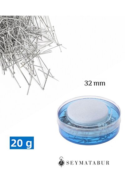 BALIM ÖRGÜ EVİ Steel Ball Needle 20 Gr 32 mm Sponge Cap