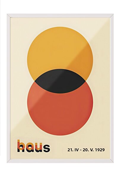 Postifull Tablou cu rama albă, set de poster și rame, pictură de perete, seri...