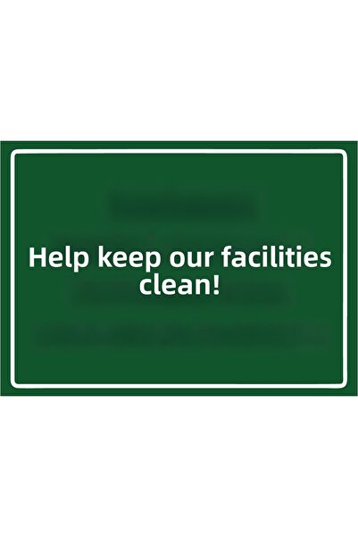 ZiPrinter مساعدة المنشآت على الحفاظ على نظافة الجميع! لافتة تحذير من مادة PVC...