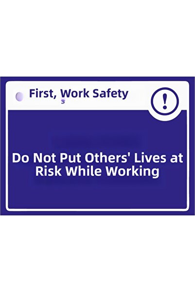 ZiPrinter سلامة العمل أولاً، تأثير العمل على حياة الآخرين، تحذير من المخاطر، ...