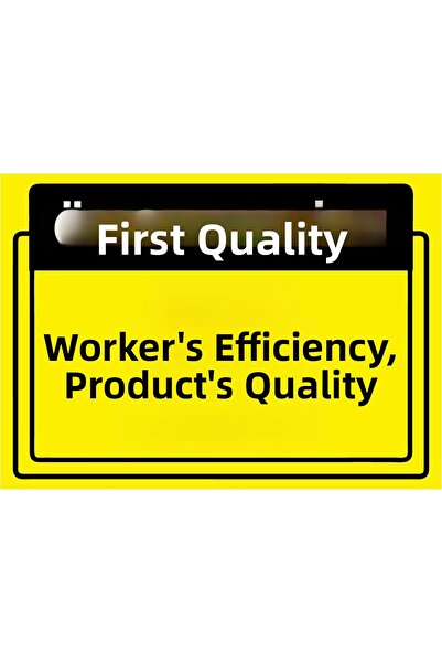 ZiPrinter الجودة أولاً. لافتة تحذيرية من نوع A5 مقاس 15×21 سم مصنوعة من مادة ...