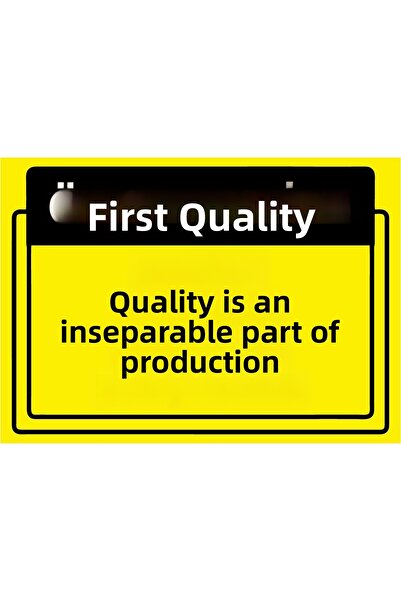 ZiPrinter الجودة أولاً. الجودة هي جزء لا يتجزأ من الإنتاج، لافتة تحذيرية isg،...