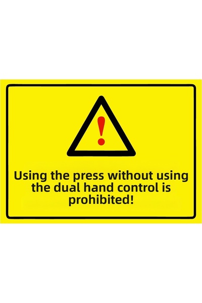 ZiPrinter لا يُسمح باستخدام الضغط دون استخدام جهاز التحكم المزدوج، لافتة تحذي...