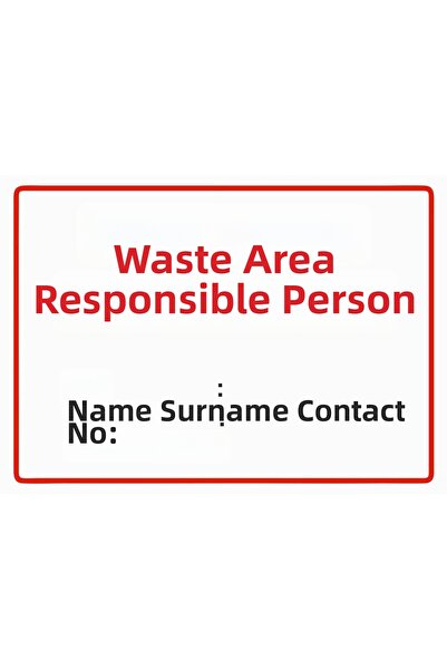 ZiPrinter Waste Site Supervisor Ad-Surname-Relationship No Isg Warning Sign P...