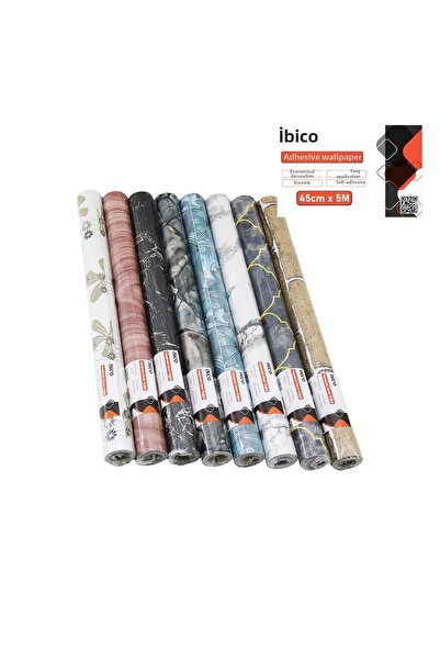 Greathings IBICO İ13-072 (5 متر × 45 سم) ورق جدران من الفويل بنمط مختلط (ذاتي...