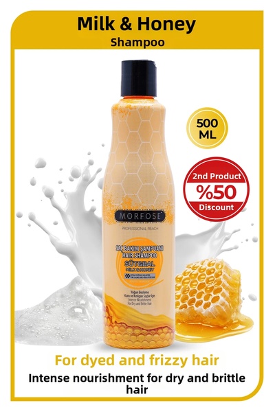 Morfose Milk & Honey Shampoo 500 ml - Intensive Nutrition
