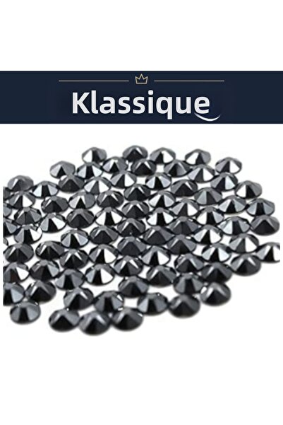 Klassiqe حجر هيماتيت داكن من نوع SS16 - 1440 قطعة |   حجر كريستال يلتصق بالكي...