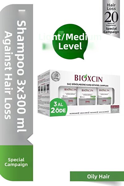 Bioxcin Genesis Cumpărați 3 Plătiți pentru 2 șampon pentru păr gras (3X300 ml)