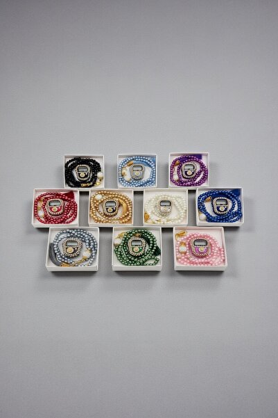 Muensu 5 Adet Zikirmatik Tesbih Seti, Hac Umre Malzemesi, Hediyelik Tesbih Zi...