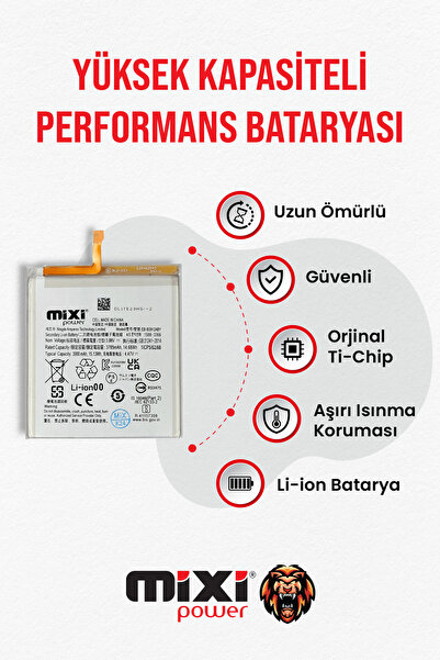 mixipower Samsung Galaxy S23 Uyumlu Tam Kapasite Batarya TR Garantili