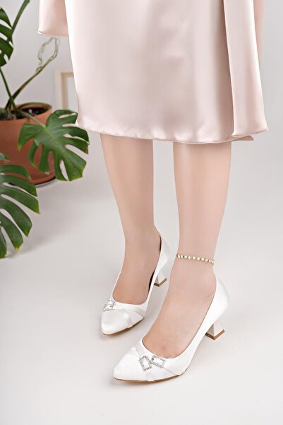 Nesil Shoes Bln 830 Pantofi de damă cu toc din material