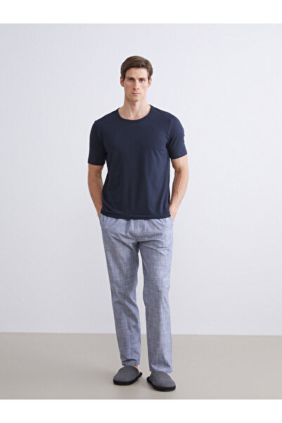 LC Waikiki Navy Blue Standard Fit Men's Pajama Bottom