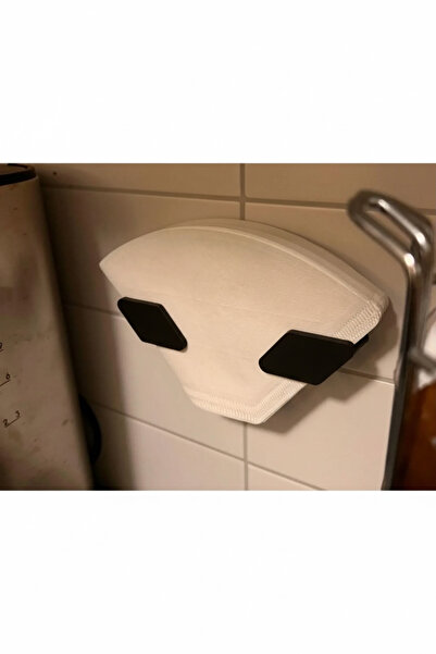 Filkorium3D Suport pentru filtru de cafea Filtru adeziv pentru agățat pe perete și interior dulap - UMERĂ DE PLASTIC