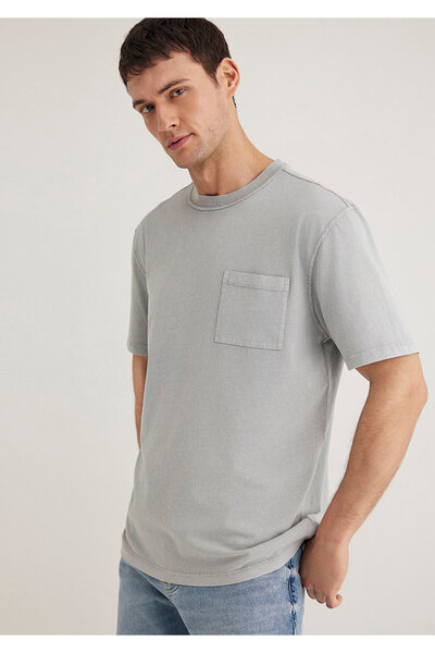 Mavi Tricou gri, cu o formă lejeră 0612596 -70119