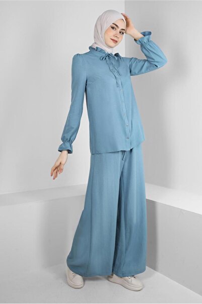 Alvina WIDE LEGS WITH RUBBER WAIST PANT 70507