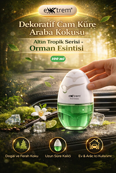 EXXTREM Oda ve Araba Kokusu Orman Esintisi | Özel Günler için (100ml)