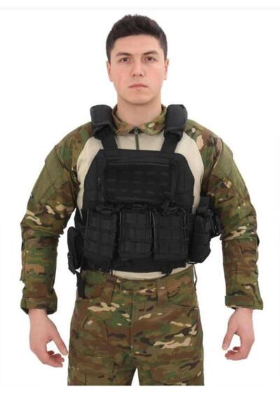 SINGLE SWORD Kasırga Tactical Balistik Plaka Takılabilen Açık Cepli Hücum Yeleği