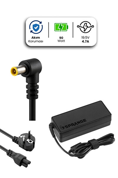 SPRANGE SR-L4 20V 4.5A 7.9 * 5.5mm 90W LENOVO İçin Laptop Adaptör Orijinal 2 ...