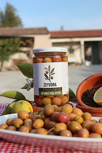 Zeyvora Premium Edremit Çizik Yeşil Zeytin