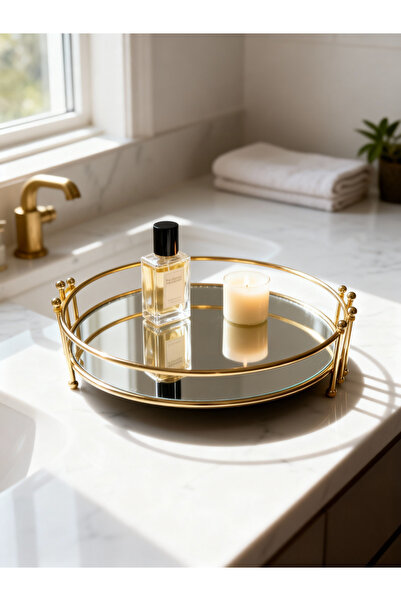 Fec Reklam Banyo Düzenleyici Organizer Tepsi Dekoratif Düzenleyici Takı ve Ma...