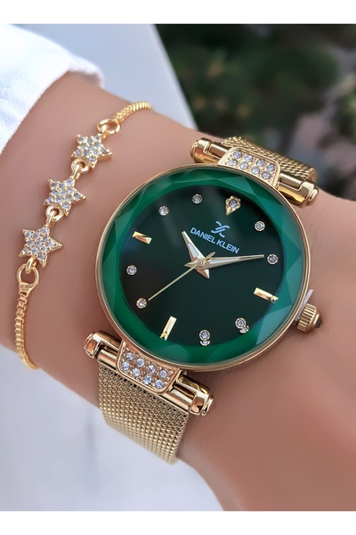 Daniel Klein Yeni Sezon Çelil Kordon Altın Gold Renk Kadın Kol Saati Bileklik