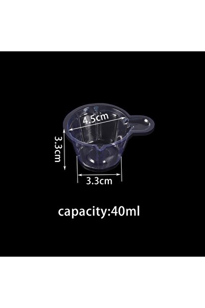 Choice 200 قطعة من أكواب بلاستيكية للاستخدام مرة واحدة سعة 40 مل، موزع لأدوات...