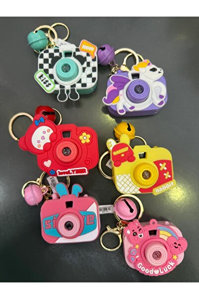 Genel Markalar Kamera Model Sanrio Resimli Işıklı Anahtarlık Çanta Süsü