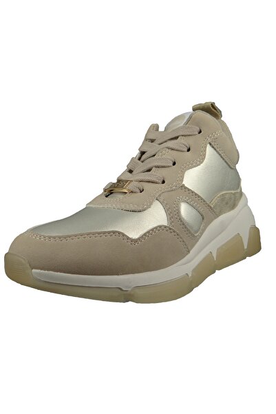 Buffalo Damen Low Sneaker Batter Soft 1630438 Grau Taupe Textil