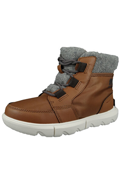 Sorel Damen Sportliche Stiefelette Winterschuhe Explorer II Carnival Felt WP 1959401 Braun 242 Velvet TAN