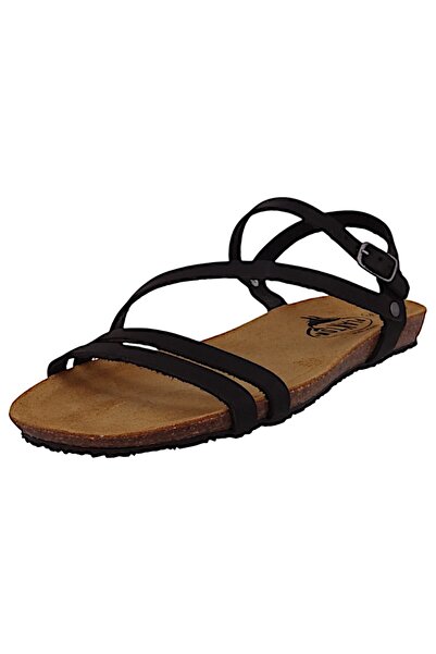 PLAKTON Damen Sandalen Mam Vita 575660 575660 Apure Schwarz Negro Leder