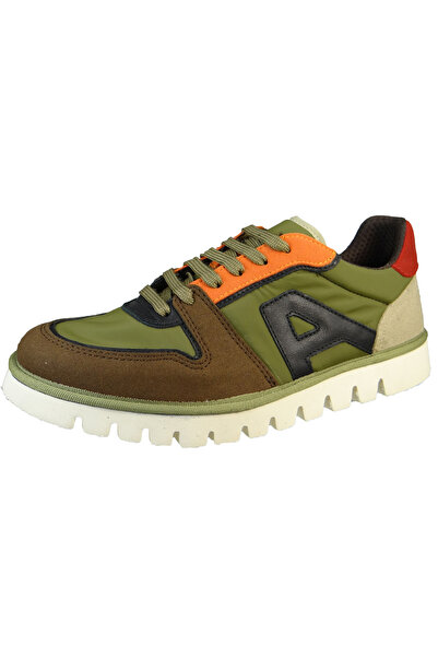 ART Herren Low Sneaker Ontario 1589 Braun Multi Kaki Leder/Synthetik