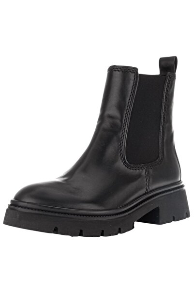 GABOR Damen Elegante Stiefelette Chelsea F-Weite 71.850 Schwarz 27 Schwarz Leder