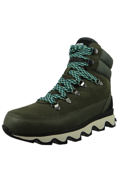Sorel Damen Sportliche Stiefelette Kinetic Conquest WP 1916881 Grün 326 Alpine Tundra Leder